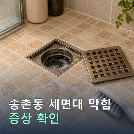 송촌동 세면대막힘 - 10년 경력 기사·정찰제