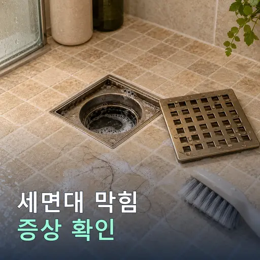 신필리 세면대막힘 - 출장비 0원·정찰제