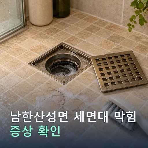 남한산성면 세면대막힘 - 견적무료·작업시간 안내