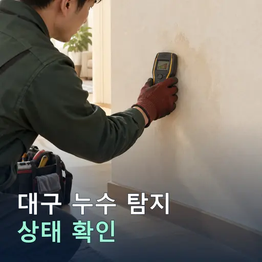 대구 누수탐지 - 무료 상담·비용문의