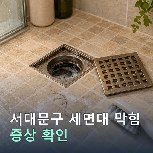 서울 서대문구 세면대막힘 - 10년 경력 기사·정찰제