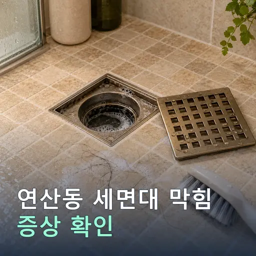 연산동 세면대막힘 - 30분 출동·견적무료
