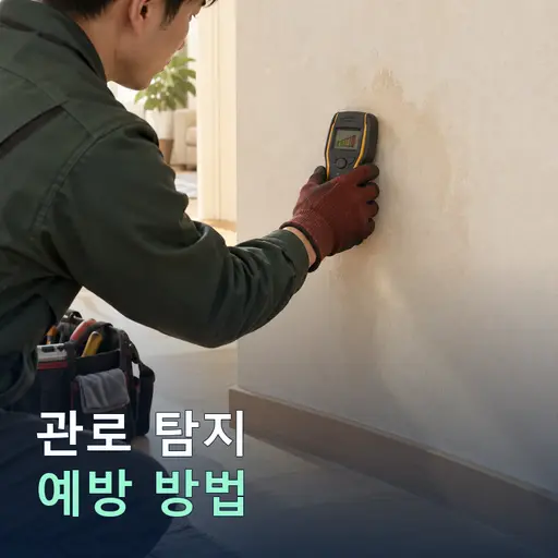 방지리 관로탐지 - 10년 경력 누수 기사