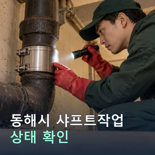 동해시 샤프트작업 - 노후관 진단·교체 견적