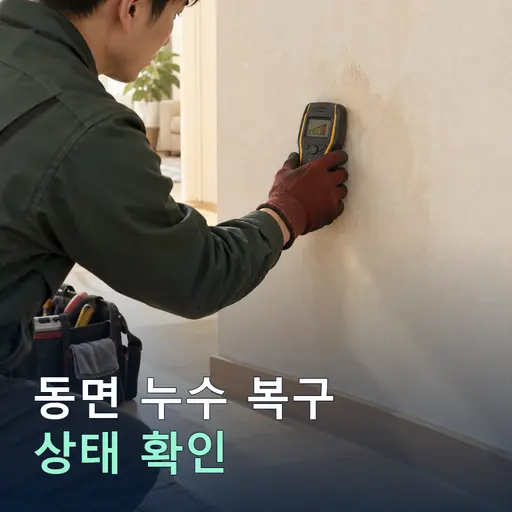 동면 누수피해복구 - 노후관 진단·교체 견적