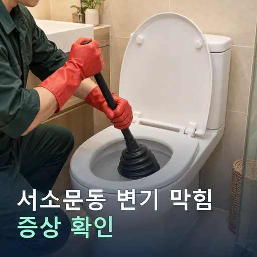 서소문동 변기막힘 - 견적무료·작업시간 안내