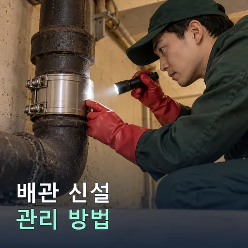 오관리 배관 신설 - 비용 사례 3분 안내