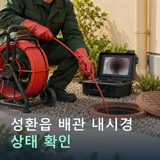 성환읍 배관내시경 - 출장비 0원·당일 출동