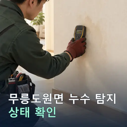 무릉도원면 누수탐지 - 무료 견적·1시간 출동
