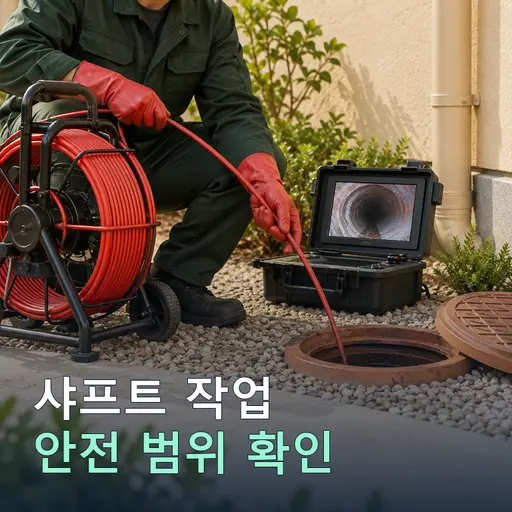 안전리 샤프트작업 - 사진 보고·정찰제 시공
