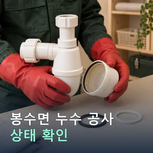 봉수면 누수공사 - 베테랑 기사·정확 시공