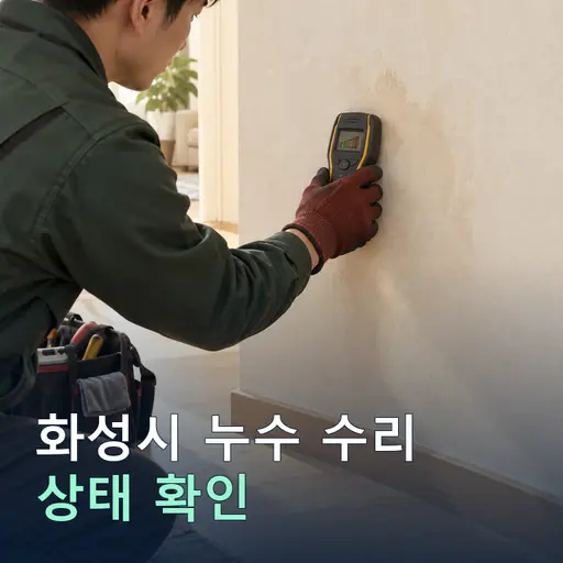 경기 화성시 화수리 누수수리 - 사진 보고·정찰제 시공