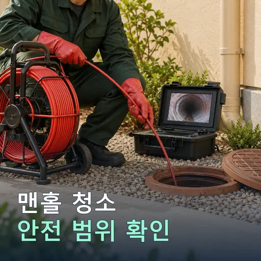 안전리 맨홀청소 - 10년 시공 사례·정찰제