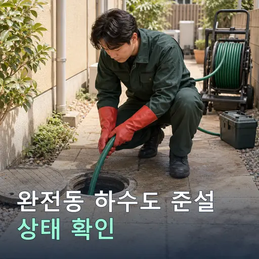 완전동 하수도 준설 - 전문 장비 보유·견적무료