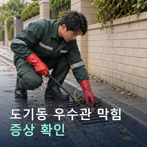 도기동 우수관막힘 - 베테랑 기사·당일 출장