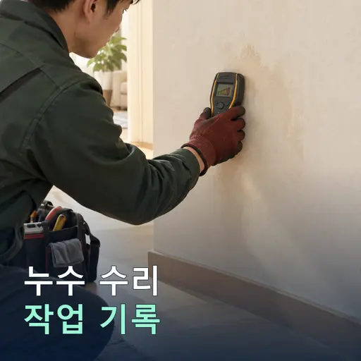후기리 누수수리 - 사진 보고·정찰제 시공
