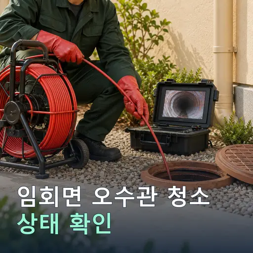 임회면 오수관청소 - 출장점검 0원·1년 A/S