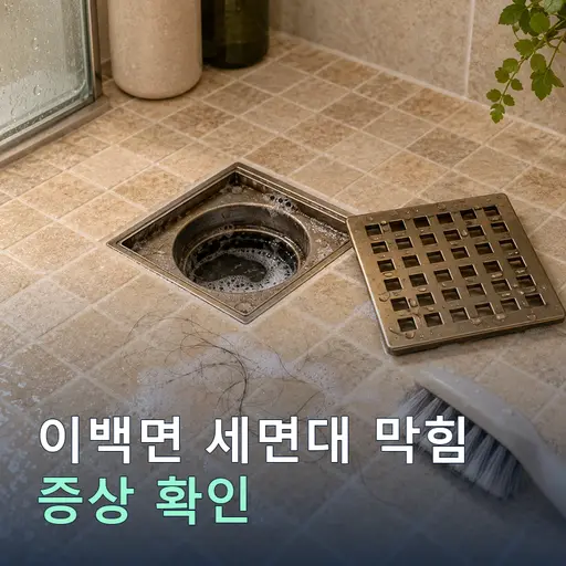 이백면 세면대막힘 - 24시간 긴급 출동