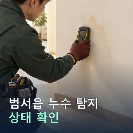 범서읍 누수탐지 - 자격증 기사·정찰제
