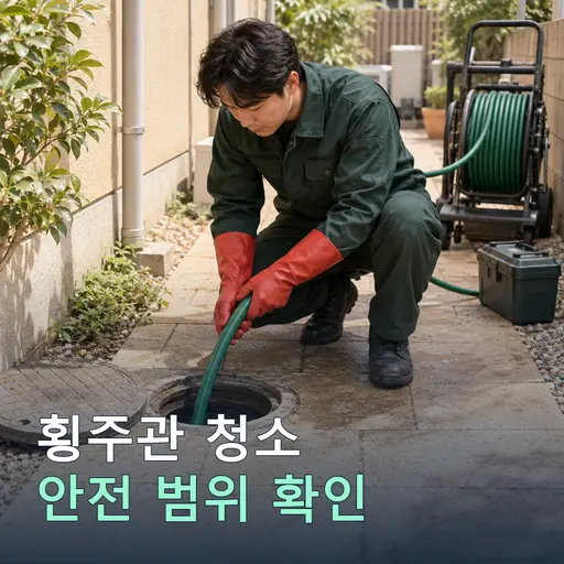 안전리 횡주관청소 - 24시간 출동·견적무료