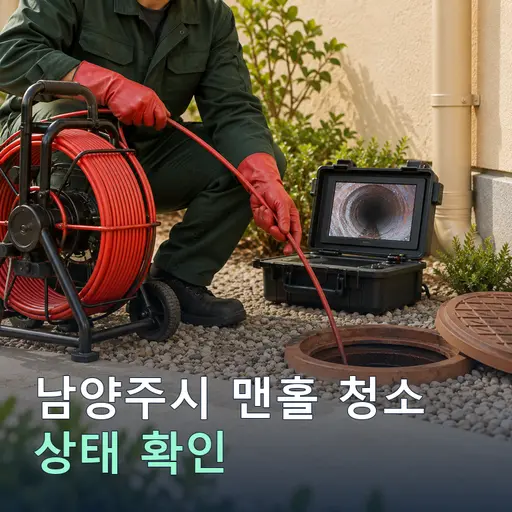 경기 남양주시 도곡리 맨홀청소 - 후기 다수·검증된 기사