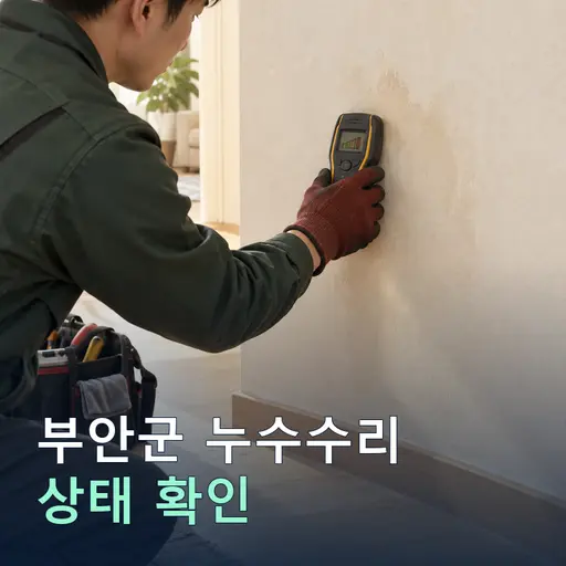 부안군 누수수리 - 베테랑 기사·정확 시공