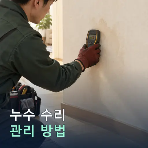 의관리 누수수리 - 사진 보고·정찰제 시공
