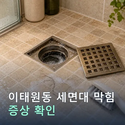 이태원동 세면대막힘 - 후기 다수·검증된 기사