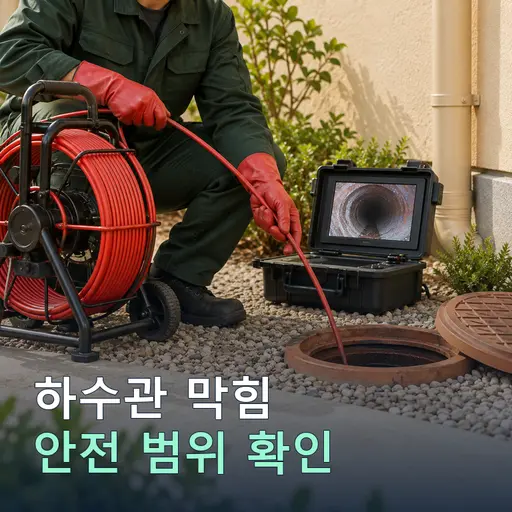안전리 하수관막힘 - 야간·휴일 즉시 출동