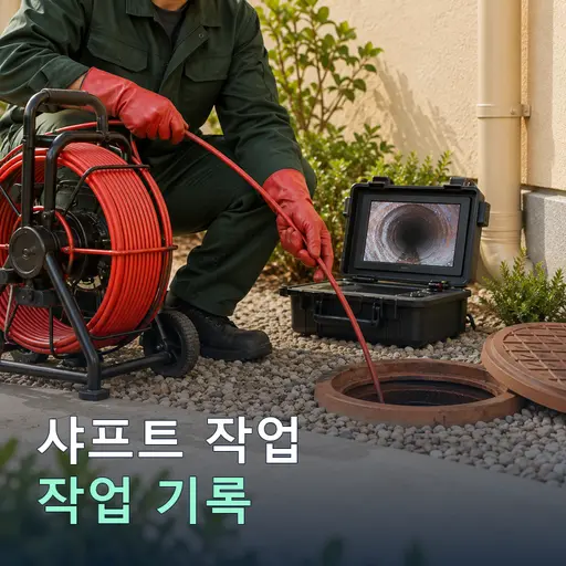 후기리 샤프트작업 - 베테랑 기사·정확 시공