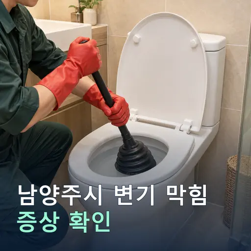 경기 남양주시 수산리 변기막힘 - 무료 상담·비용문의