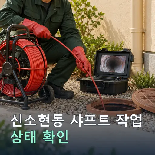신소현동 샤프트작업 - 노후관 진단·교체 견적