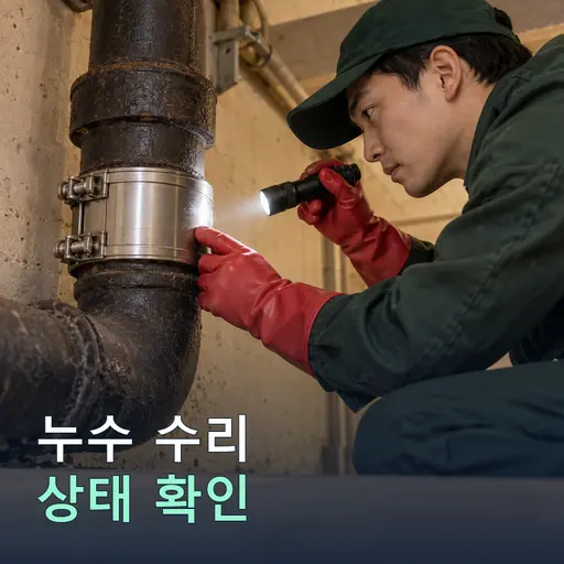 한곡리 누수수리 - 노후관 진단·교체 견적