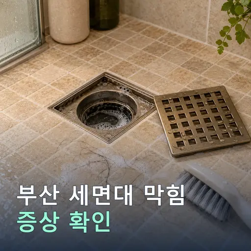 부산 세면대막힘 - 무료 상담·비용문의