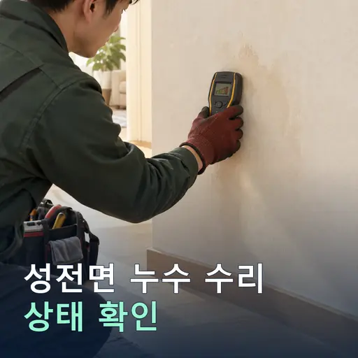 성전면 누수수리 - 사전 진단·견적 비교