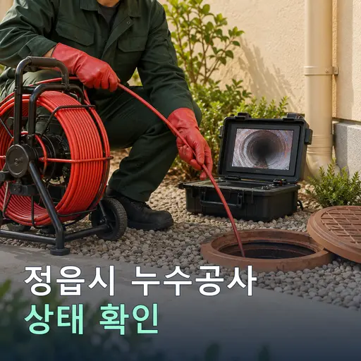 정읍시 누수공사 - 노후관 진단·교체 견적