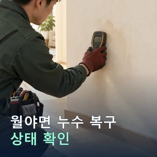 월야면 누수피해복구 - 30분 출동·견적무료