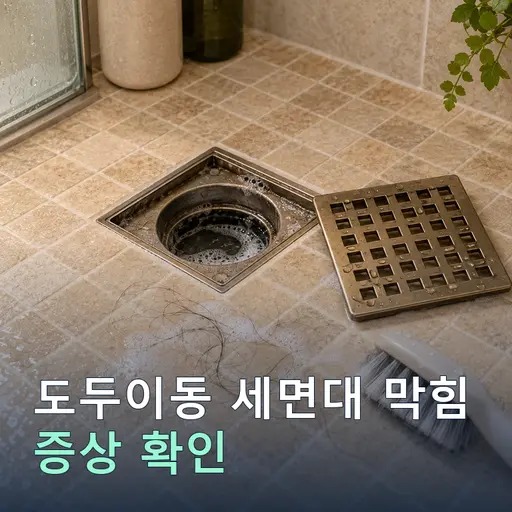 도두이동 세면대막힘 - 새벽 출동·빠른 방문