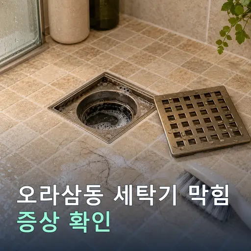 오라삼동 세탁기막힘 - 무료 상담·비용문의