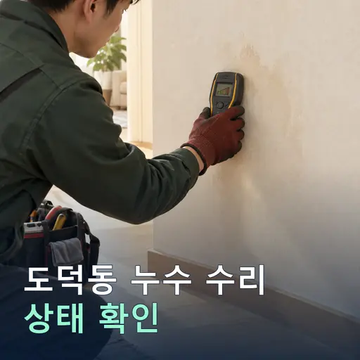 도덕동 누수수리 - 1:1 매칭·후기 다수