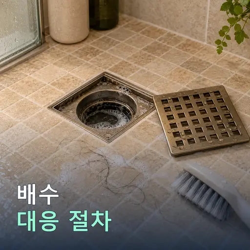 상가 화장실 배수 — 다세대 사용 대응