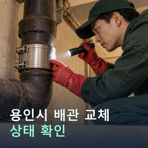경기 용인시 배관 교체 - 당일 진단·작업시간 안내