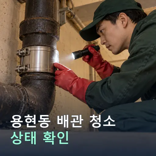 용현동 배관청소 - 베테랑 기사·정확 작업