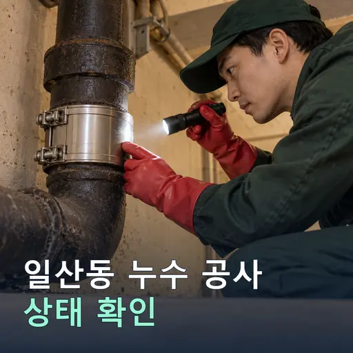 일산동 누수공사 - 노후관 진단·교체 견적