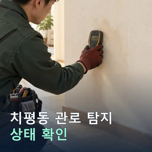 치평동 관로탐지 - 10년 경력 누수 기사