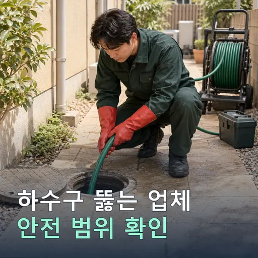 안전리 하수구뚫는업체 - 24시간 긴급 출동