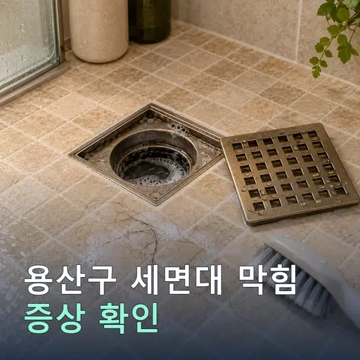 서울 용산구 세면대막힘 - 야간·휴일 즉시 출동