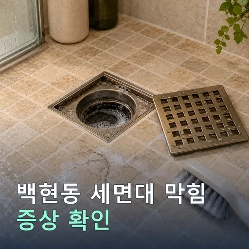 백현동 세면대막힘 - 10곳 견적 비교·상담