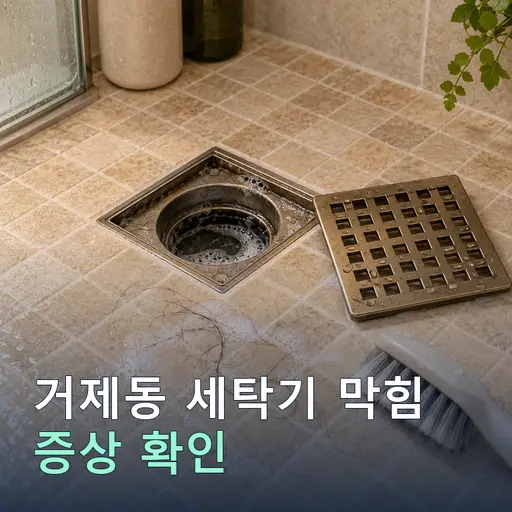 거제동 세탁기막힘 - 새벽 출동·빠른 방문