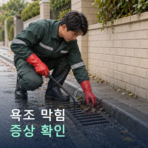 외부리 욕조막힘 - 야간·휴일 즉시 출동
